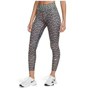 Women's Nike One Floral Ankle Leggings, Size M